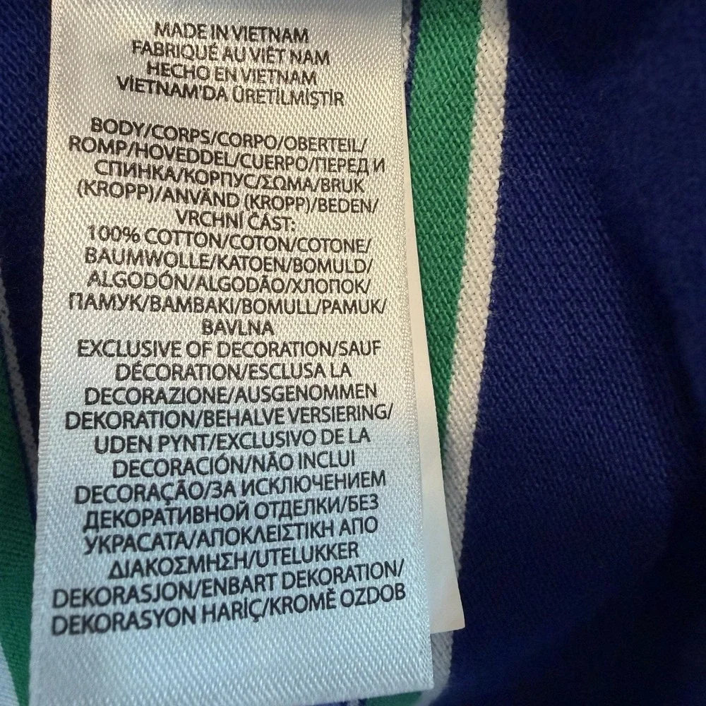 Polo Ralph Lauren XXL Men's Striped Polo Shirt Rainbow Retro Preppy White Pony